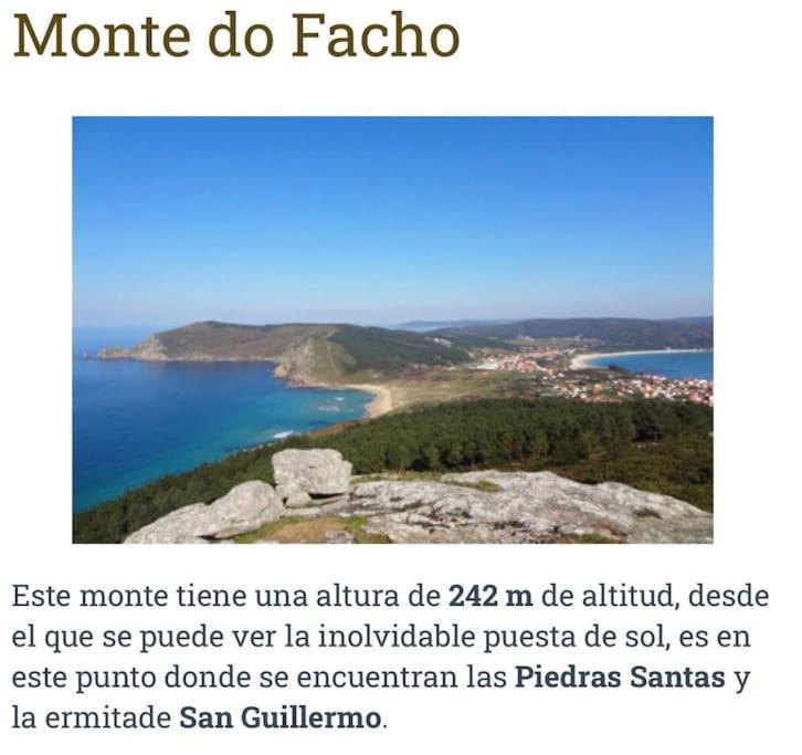 Apartamento Refugio Climatico En Finisterre Frente A La Playa Exterior foto